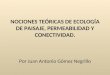 NOCIONES TEÓRICAS DE ECOLOGÍA DE PAISAJE, PERMEABILIDAD Y CONECTIVIDAD. Por Juan Antonio Gómez Negrillo