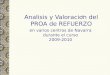 Analisis y Valoracion del PROA de REFUERZO,, en varios centros de Navarra durante el curso 2009-2010