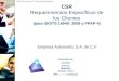 ©2011 Leyva Consultores, S.C.™. Todos los Derechos Reservados CSR Requerimientos Específicos de los Clientes (para ISO/TS 16949: 2009 y PPAP-4) Presentado