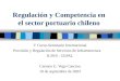 Regulación y Competencia en el sector portuario chileno V Curso-Seminario Internacional Provisión y Regulación de Servicios de Infraestructura ILPES -