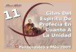 Citas Del Espíritu De Profecía En Cuanto A La Unidad  Pentecostés y Más 2009 11