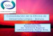 Consolidación de la Oficina de Desarrollo Limpio - Bolivia Sergio Jáuregui Responsable ODL 1er. Seminario Regional Latinoamericano, Buenos Aires, septiembre
