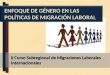 II Curso Subregional de Migraciones Laborales Internacionales ENFOQUE DE GÉNERO EN LAS POLÍTICAS DE MIGRACIÓN LABORAL