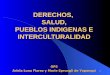 DERECHOS, SALUD, PUEBLOS INDIGENAS E INTERCULTURALIDAD 1 OPS Ariela Luna Florez y Marie Sprungli de Yupanqui