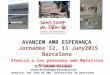 AVANCEM AMB ESPERANÇA Jornades 12, 13 Juny2015 Barcelona Atenció a les persones amb Malalties Neuromuscular Dr. Jaume Colomer Unitat de Patologia Neuromuscular