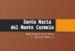 Santa María del Monte Carmelo Virgen Peregrina de la familia P. José Félix Medina, LC