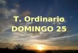 T. Ordinario DOMINGO 25 T. Ordinario DOMINGO 25 SALMO (53) SALMO (53) El Señor sostiene mi vida
