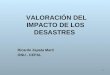 1 VALORACIÓN DEL IMPACTO DE LOS DESASTRES Ricardo Zapata Martí ONU - CEPAL