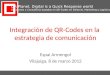 Integración de QR-Codes en la estrategia de comunicación Espai Armengol Vilajuiga, 8 de marzo 2012 QR-Planet. Digital is a Quick Response world Soluciones