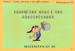 Tema 7 : Tasas, sus usos y sus aplicaciones Matemáticas III 1 MATEMÁTICAS III