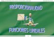 Tema 1: - 1 - PROPORCIONALIDAD Y FUNCIONES LINEALESMATEMÁTICAS III