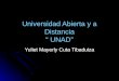 Universidad Abierta y a Distancia “ UNAD” Yuliet Mayerly Cuta Tibaduiza