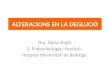 ALTERACIONS EN LA DEGLUCIÓ Dra. Núria Virgili S. Endocrinologia i Nutrició Hospital Universitari de Bellvitge