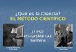 ¿Qué es la Ciencia? EL MÉTODO CIENTÍFICO 1º ESO IES GASPAR LAX Sariñena Caroline Herschel 1750-1848 Santiago Ramón y Cajal 1852-1934