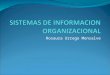 Rosaura Urrego Monsalve INFORMACIÓN ORGANIZACIONAL Un sistema de información, es todo proceso por medio del cual se recopilan, clasifican, procesan,