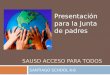 SAUSD ACCESO PARA TODOS SANTIAGO SCHOOL K-8 Presentación para la Junta de padres