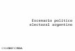 Escenario político electoral argentino. La mutación de lo político