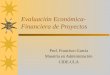 Evaluación Económica-Financiera  de  Proyectos