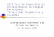 Universidad Autónoma del Estado de México 1o. de marzo, 2003
