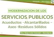 SERVICIOS PUBLICOS Acueductos –Alcantarillados – Aseo -Residuos Sólidos