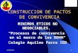 CONSTRUCCION DE PACTOS DE CONVIVENCIA