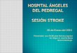 Hospital Ángeles del pedregal  Sesión Stroke