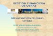 GESTIÓN FINANCIERA DE OBRAS