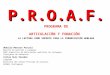 P.R.O.A.F. PROGRAMA DE ARTICULACIÓN Y FONACIÓN