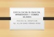 ESPECIALIZACION EN EDUCACION, EMPRENDIMIENTO Y ECONOMIA SOLIDARIA