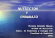 NUTRICION  Y   EMBARAZO
