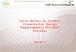 Curso Básico de  Crystal Presentation Design  (Departamental  Edition ) Xcelsius Sesión 4