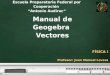 Manual de  Geogebra Vectores