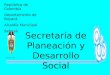 Secretaría de Planeación y Desarrollo Social