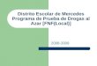 Distrito  Escolar  de Mercedes Programa  de Prueba de Drogas al Azar [FNF(Local)]