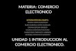 MATERIA: COMERCIO ELECTRONICO