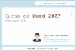 Curso de  Word 2007 #Unidad W1