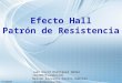 Efecto Hall Patrón de Resistencia