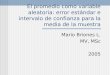 Mario Briones L. MV, MSc 2005