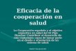 Eficacia de la cooperación en salud