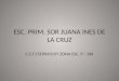 ESC. PRIM.  SOR JUANA INES DE LA CRUZ C.C.T.15EPR4315Y  ZONA ESC.  P - 106