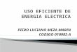 USO EFICIENTE DE ENERGIA ELECTRICA