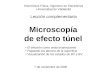 Microscopía de efecto túnel