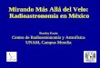 Mirando Más Allá del Velo:  Radioastronomía en México