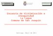 Encuesta de Victimización e Inseguridad La Legua Comuna de San Joaquín