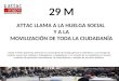 29 M ATTAC LLAMA A LA HUELGA SOCIAL  Y A LA MOVILIZACIÓN DE TODA LA CIUDADANÍA