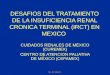 DESAFIOS DEL TRATAMIENTO DE LA INSUFICIENCIA RENAL CRONICA TERMINAL (IRCT) EN MEXICO