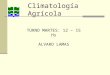 Climatología Agrícola