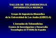 TALLER DE  TELEMEDICINA E INFORMATICA MEDICA Grupo de Ingenieria Biomedica
