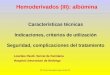 H emoderivados (III): albúmina