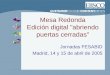 Mesa Redonda Edición digital "abriendo puertas cerradas"
